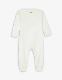 Milk Organic-cotton Babygrow 0-18 Months 5 Milk Organic-cotton Babygrow 0-18 Months -Kid Couture 164 3004396 NPLMK OFFWHITE ALT02