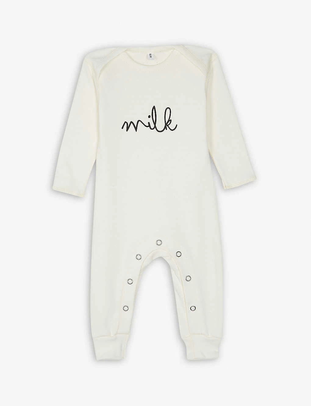 Milk Organic-cotton Babygrow 0-18 Months 1 Milk Organic-cotton Babygrow 0-18 Months