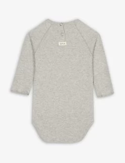 Chocolate Organic Cotton Bodysuit 0-18 Months -Kid Couture 164 3006392 GBCH GREY ALT02