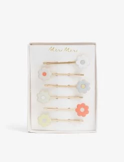 Meri-Meri Daisy Hair Slides Set Of Six