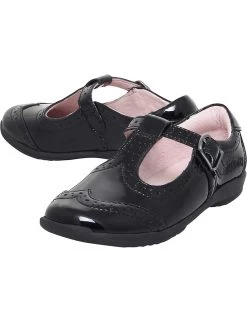 Jennette T-bar Patent-leather School Shoes 4-8 Years -Kid Couture 5121 10004 0106300305 BLACK ALT02