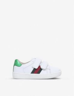 Gucci New Ace VL Leather Trainers 4-8 Years