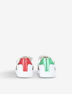 Gucci New Ace Bee-embroidered Leather Trainers 5-8 Years 5 Gucci New Ace Bee-embroidered Leather Trainers 5-8 Years -Kid Couture 5121 10004 1564419109 WHITEOTH ALT02