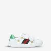 Gucci New Ace Bee-embroidered Leather Trainers 5-8 Years