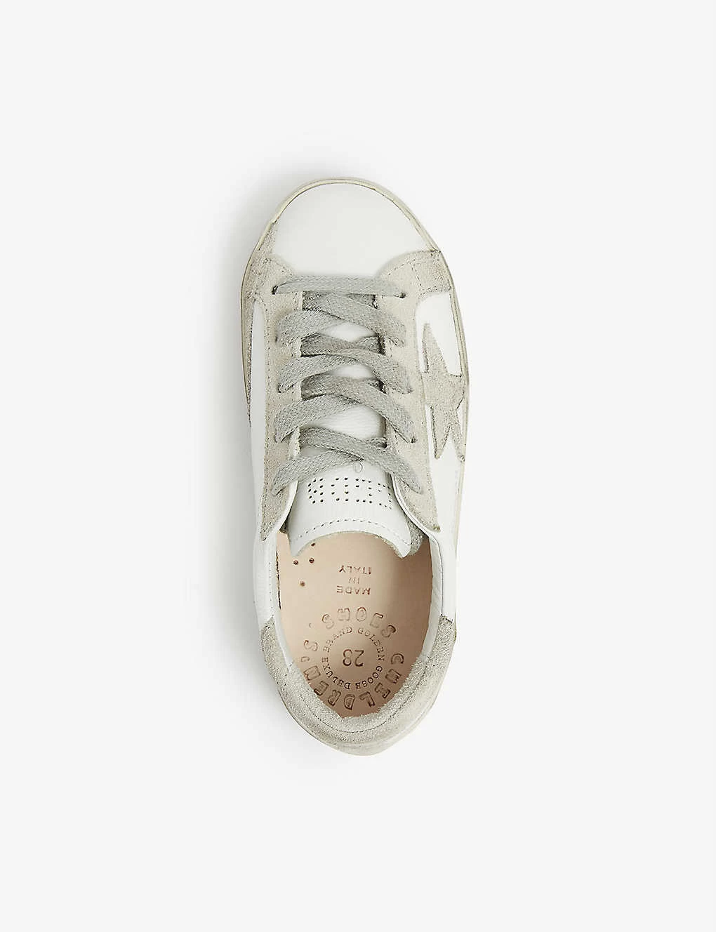 Golden Goose Superstar A5 Leather Trainers 6-9 Years 2 Golden Goose Superstar A5 Leather Trainers 6-9 Years - Image 2
