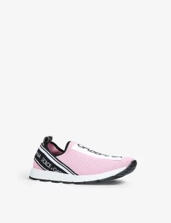 Dolce & Gabbana Paul Neo Brand-print Stretch-knit Trainers 9-10 Years 6 Dolce & Gabbana Paul Neo Brand-print Stretch-knit Trainers 9-10 Years -Kid Couture 5121 10004 1659253609 PALEPINK ALT02