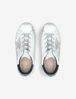Golden Goose Superstar Distressed Leather Trainers 6-9 Years -Kid Couture 5121 10004 2166510109 WHITE ALT02