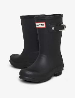 Hunter Original Kids Rubber Wellies 3-7 Years -Kid Couture 5121 10004 6828500979 BLACK ALT02