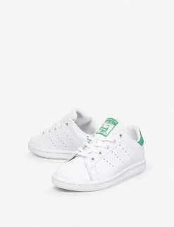 ADIDAS Stan Smith Leather Trainers 5-9 Years -Kid Couture 5122 10004 8465919109 WHITEOTH ALT02