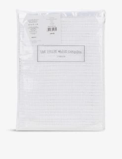 Satin-edged Cellular Cotton Baby Blanket