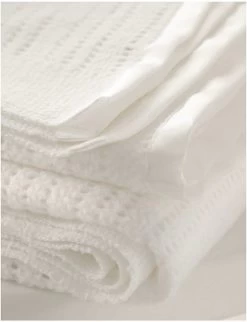 Cellular Cotton Cot Blanket -Kid Couture 770 10121 CLRCD WHITE ALT02