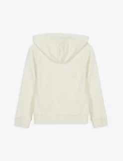 Gucci Distressed Logo Print Cotton Hoody 4-10 Years -Kid Couture R00025023 WHITEGREENRED ALT02