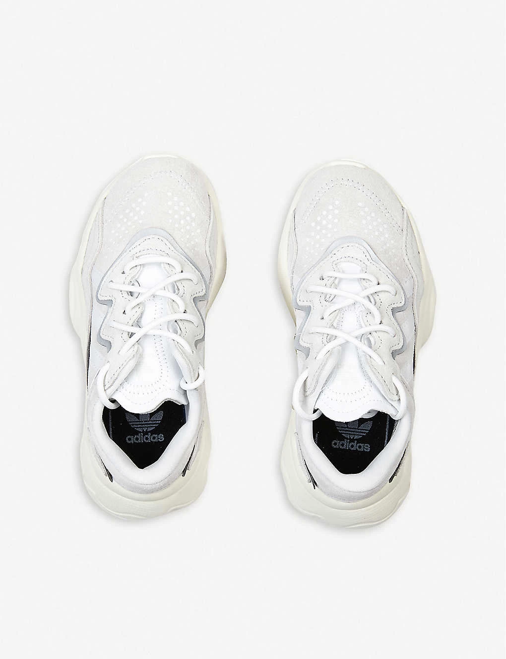 ADIDAS Ozweego Leather And Textile Trainers 6-8 Years 2 ADIDAS Ozweego Leather And Textile Trainers 6-8 Years - Image 2