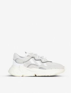 ADIDAS Ozweego Leather And Textile Trainers 6-8 Years