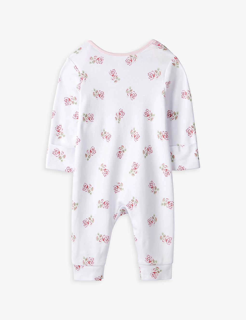 Eaden Floral-print Long-sleeve Cotton Sleepsuit 0-24 Months 2 Eaden Floral-print Long-sleeve Cotton Sleepsuit 0-24 Months - Image 2