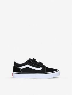 Vans Old Skool V Suede And Canvas Low-top Trainers 9-10 Years