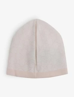 Gucci Logo-print Wool Beanie 2-8 Years -Kid Couture R03643520 PINK ALT02