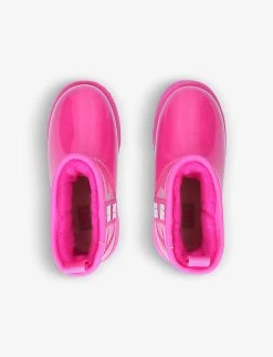 Ugg Classic Clear Mini II PVC And Faux-shearling Boots 6-8 Years -Kid Couture R03663118 PETROL ALT02