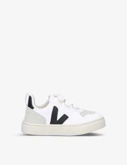 Veja V-10 Logo-appliqué Coated-cotton Low-top Trainers 2-5 Years