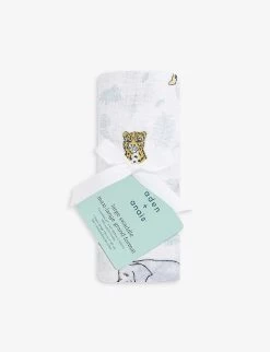 Aden + Anais Jungle Cotton-muslin Swaddle