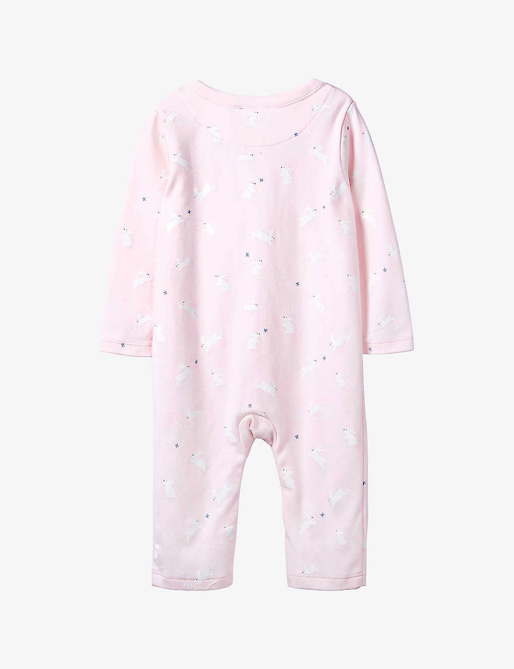 Bunny Graphic-print Long-sleeve Cotton Sleepsuit 0-24 Months 2 Bunny Graphic-print Long-sleeve Cotton Sleepsuit 0-24 Months - Image 2