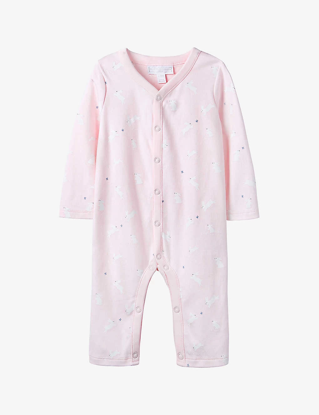 Bunny Graphic-print Long-sleeve Cotton Sleepsuit 0-24 Months 1 Bunny Graphic-print Long-sleeve Cotton Sleepsuit 0-24 Months
