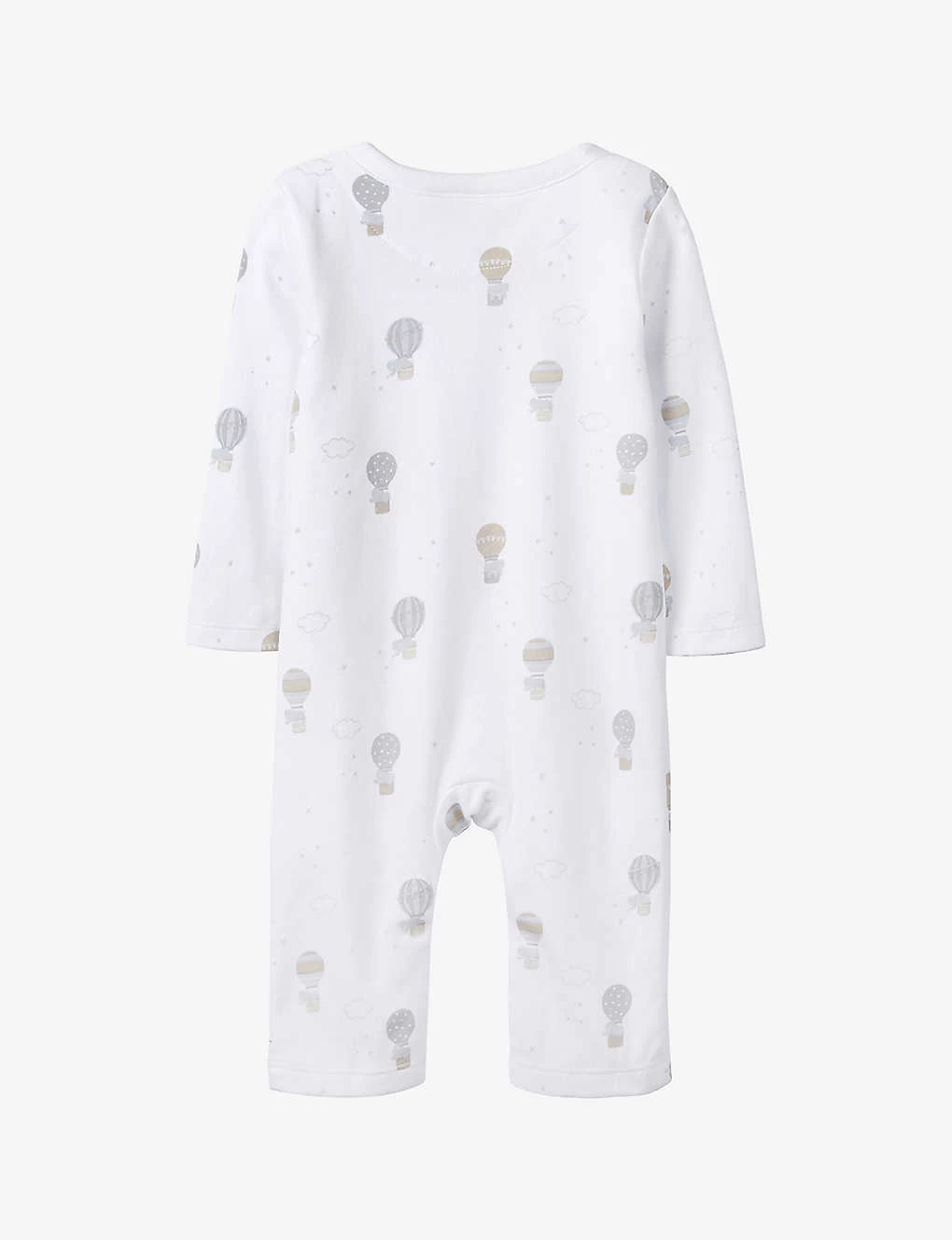 Elephant Balloon-print Long-sleeve Cotton Sleepsuit 0-24 Months 2 Elephant Balloon-print Long-sleeve Cotton Sleepsuit 0-24 Months - Image 2