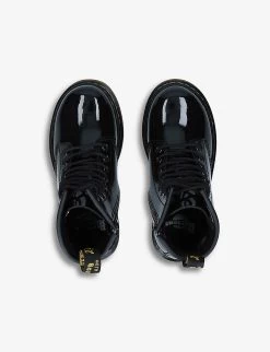 Dr. Martens 1460 8-eye Leather Boots 6-9 Years -Kid Couture R03719748 BLACK ALT02