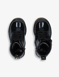 Dr. Martens 1460 8-eye Leather Boots 3-5 Years -Kid Couture R03730925 BLACK ALT02