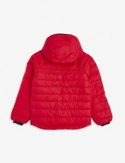 Canada Goose Sherwood Logo-embroidered Nylon Jacket 7-16 Years -Kid Couture R03733398 RED ALT02