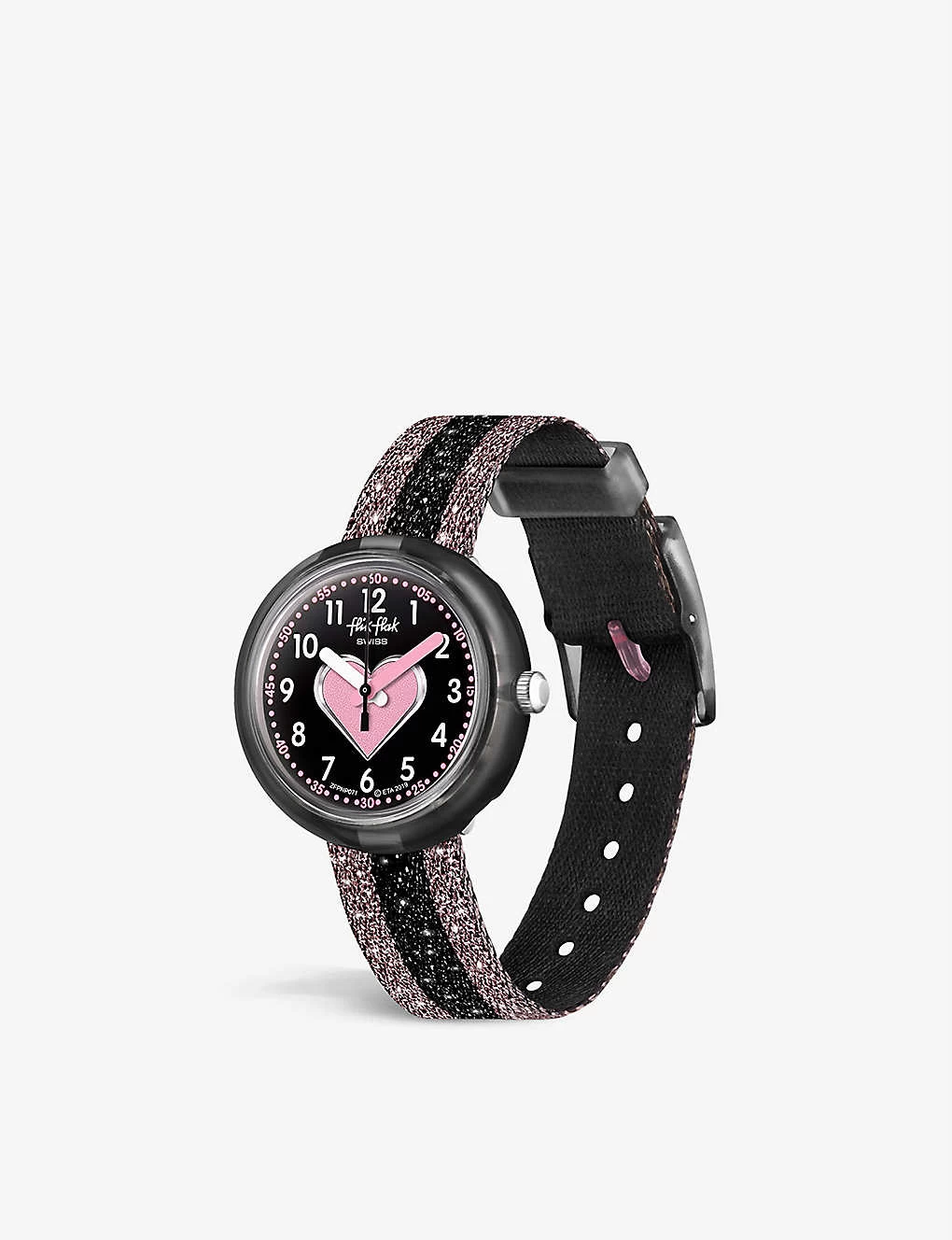 Flik Flak FPNP071 Cuorcino Woven-strap Quartz Watch 1 Flik Flak FPNP071 Cuorcino Woven-strap Quartz Watch