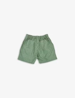 Lobster Geometric-print Linen And Cotton-blend Shorts 3-12 Years