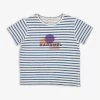 Otter Stripped Logo-print Cotton T-shirt 3-12 Years