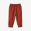 Shrimp Dot-print Cotton Trouser 3-12 Years