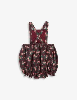 Clam Floral-print Cotton Romper 3-24 Months