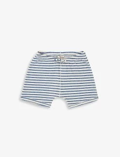 Piranha Stripe-print Cotton-blend Shorts 3-10 Years