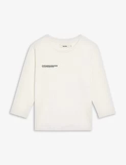 Text-print Organic-cotton T-shirt 3-6 Years