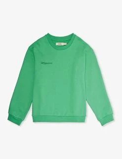 Text-print Organic-cotton Sweatshirt 3-12 Years