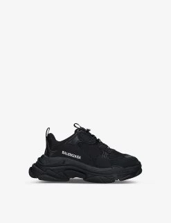 Balenciaga Triple S Mesh And Leather Trainers 4-7 Years