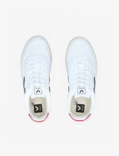 Veja V-10 Branded Leather Trainers 6-9 Years 5 Veja V-10 Branded Leather Trainers 6-9 Years -Kid Couture R03769628 WHITEOTH ALT02