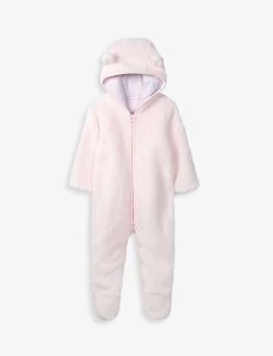 Bear Ears Recycled-polyester Fleece Romper 0-24 Months