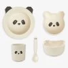 Liewood Joana Bear-shaped Silicone Tableware Set Of 4