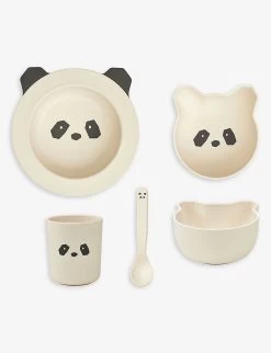 Liewood Joana Bear-shaped Silicone Tableware Set Of 4