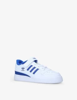 ADIDAS Forum Logo-print Low-top Trainers 2-5 Years -Kid Couture R03797910 WHITENAVY ALT02