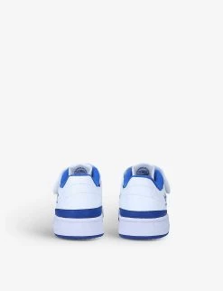 ADIDAS Forum Logo-print Leather Low-top Trainers 6-9 Years -Kid Couture R03798117 WHITENAVY ALT03