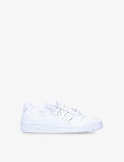 ADIDAS Forum Low Leather Trainers 9-10 Years