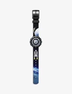 Flik Flak FPSP057 Moon And Back Recycled PET Quartz Watch -Kid Couture R03832242 ALT02