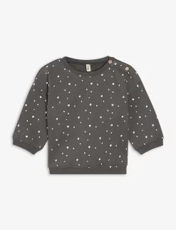 Stardust Printed Organic Cotton Sweatshirt 3 Months-3 Years