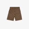 FENDI FF-print Cotton-blend Shorts 4-14 Years