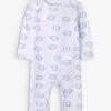 Lion-print Organic-cotton Sleepsuit 0-24 Months